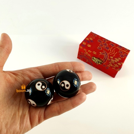 Шарики "Baoding" Инь Ян для снятия стресса 3 см