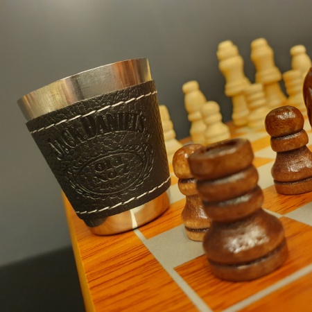  Набор Фляга с Шахматами "Jack Daniels" №2