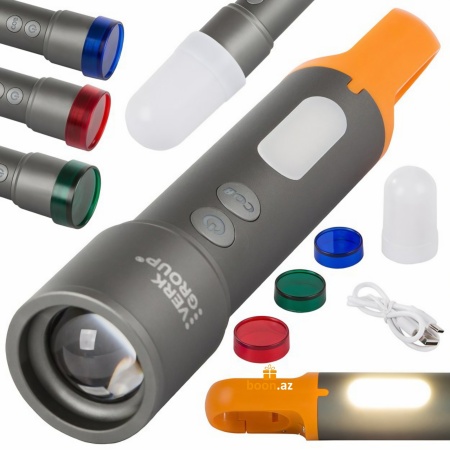 Coba Фонарь Zoom COB USB со светофильтрами CB-X723