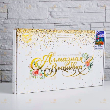 Алмазная вышивка с частичным заполнением «Маяк»  (30х40)