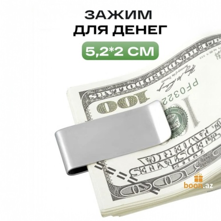 Зажим для денег (серебристый)