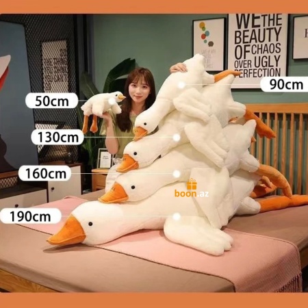 Мягкая игрушка подушка Гусь обнимусь