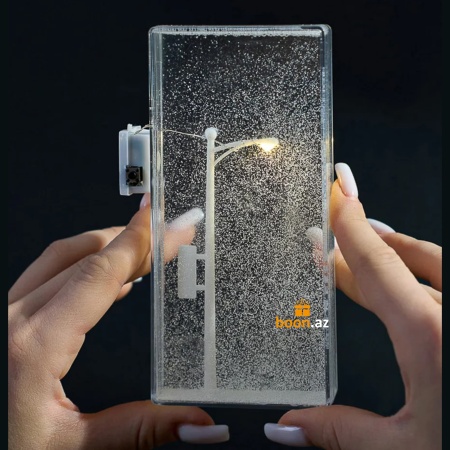 Ночник уличный фонарь в снежную ночь DİY сделай сам 