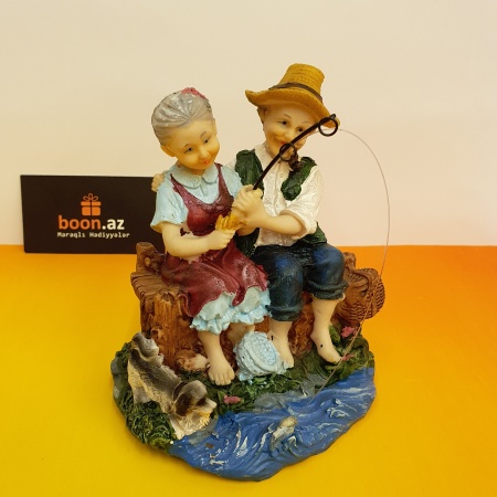 Статуэтка "На рыбалке"