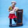 Рекламная фигура "Повар с табличкой  МЕНЮ"
