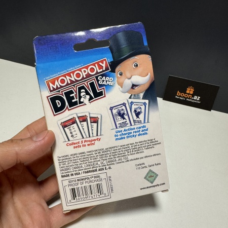Монополия - настольная карточная игра / Monopoly Deal, версия на английском языке