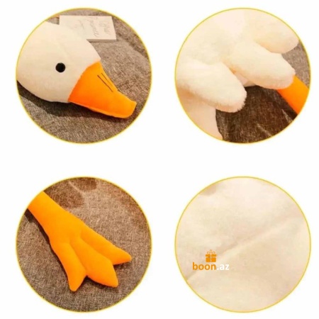 Мягкая игрушка подушка Гусь обнимусь