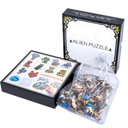 Деревянный пазл-головоломка