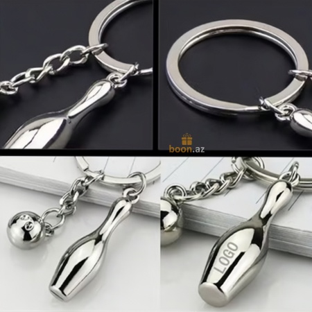 Металлический брелок "Боулинг" (bowling)