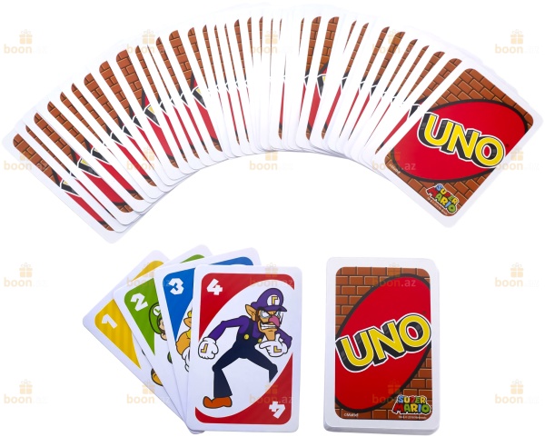 Настольная карточная игра  «UNO Super Mario»
