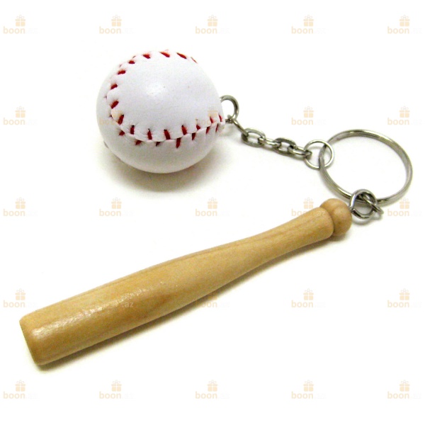 Брелок на ключи «Мяч и бейсбольная бита»