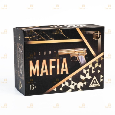 Детективная игра «Мафия Luxury» с масками. 36 карт