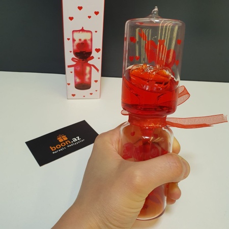 Тепловой фонтан "Измеритель любви" Я Люблю Тебя 