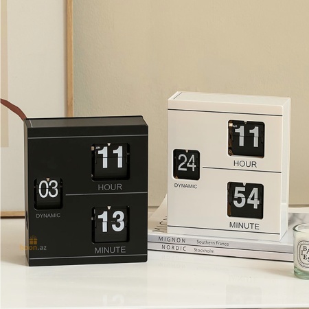 Перекидные часы в виде книги