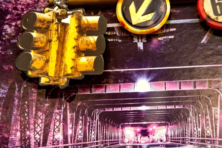 Панно из металла «Ретро авто» в дизайне интерьера