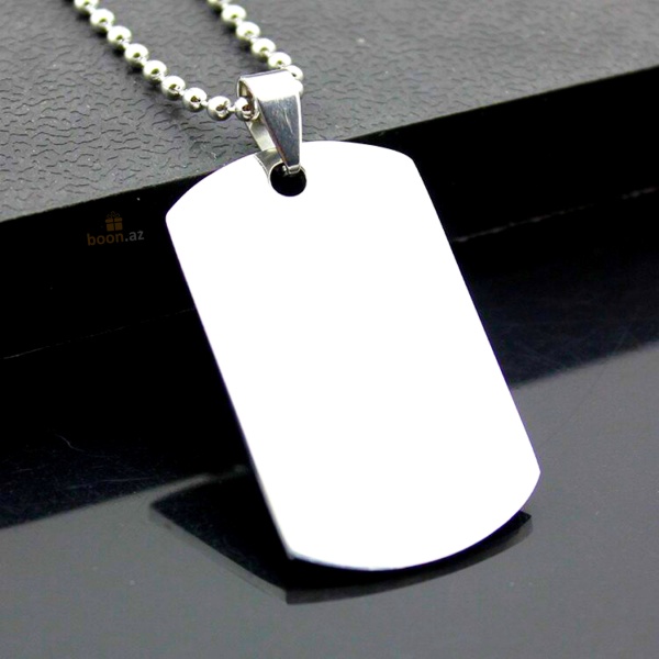 Подвестка "Именной жетон" silver