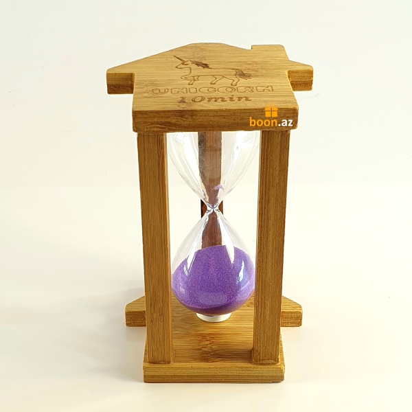 Песочные часы на 1 минуту fiolet