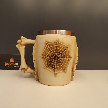 Кружка в готическом стиле "Скелет"