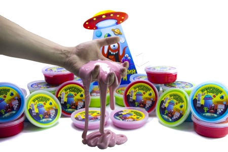 Slime "Космический лизун" Розовый (150 гр)