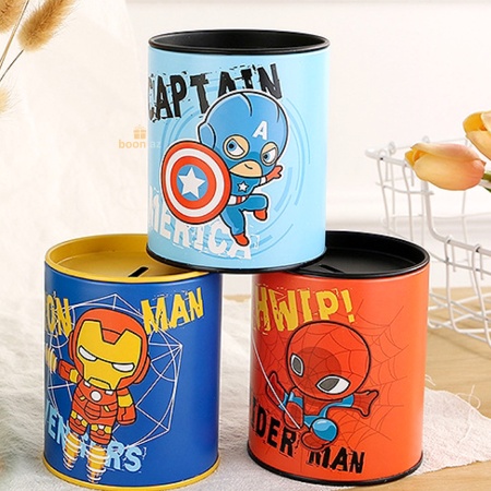 Металические копилки "Супергерои" Человек паук