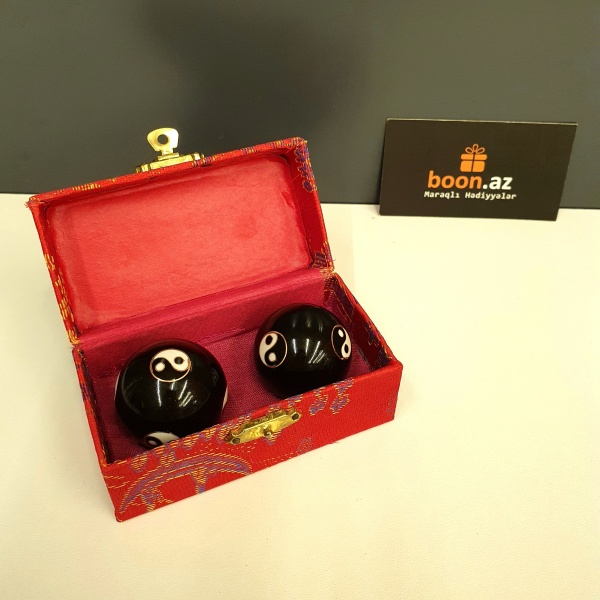 Шарики "Baoding" Инь Ян для снятия стресса 3 см