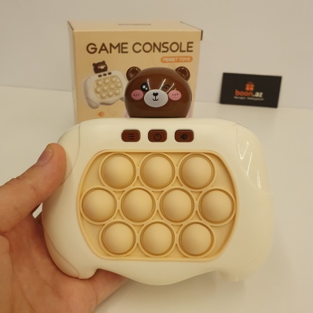 Электронный Pop It с подсветкой bear 
