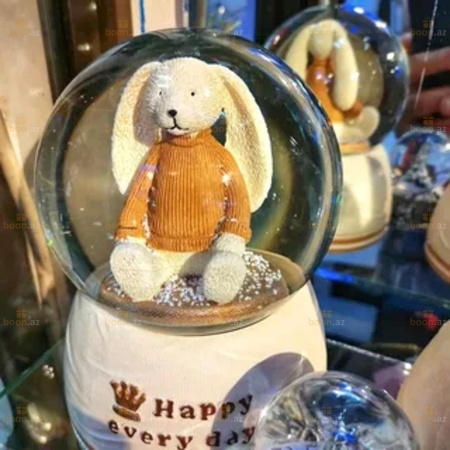 Музыкальный снежный шар «Happy every day» (LED подсветка)