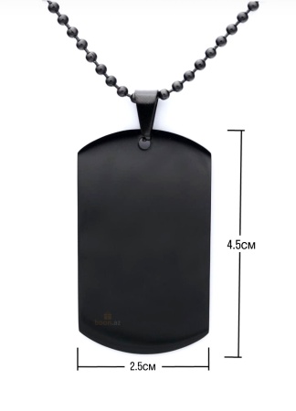 Подвестка "Именной жетон"black