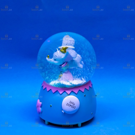 Музыкальный снежный шар «Little Dombo» (LED подсветка)
