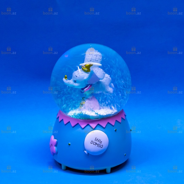 Музыкальный снежный шар «Little Dombo» (LED подсветка)