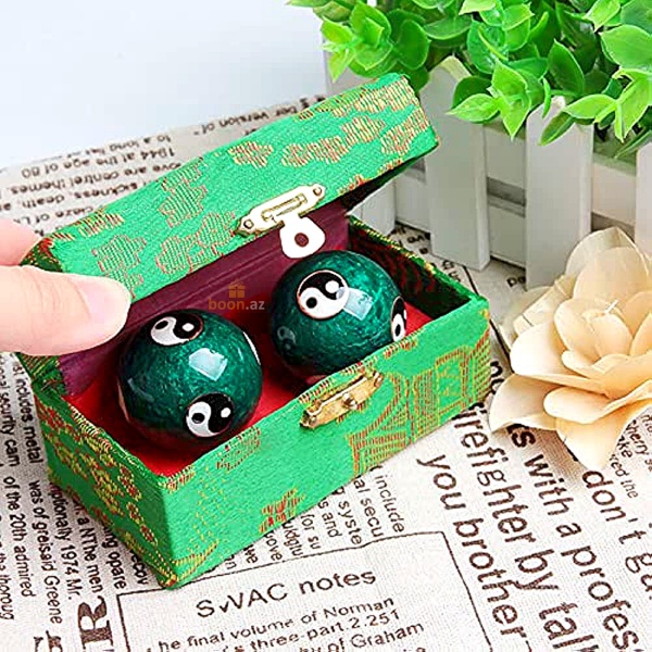 Шарики "Baoding" Инь Ян для снятия стресса 3,5 см