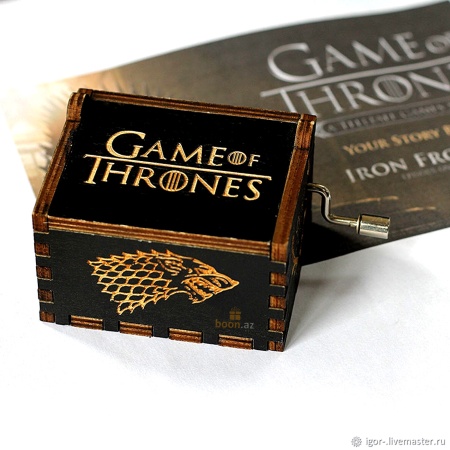Музыкальная шкатулка "Игра Престолов" Game of Thrones music box