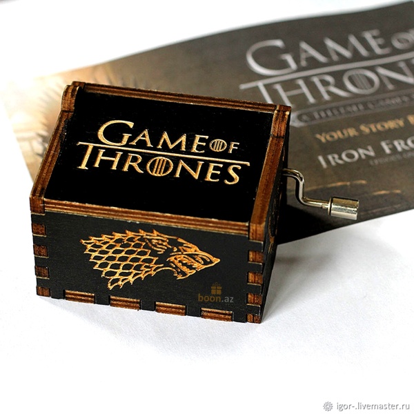 Музыкальная шкатулка "Игра Престолов" Game of Thrones music box