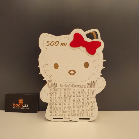 Копилка с цифрами "Hello Kitty"