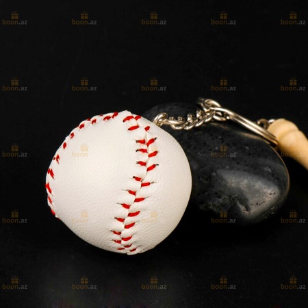 Брелок на ключи «Мяч и бейсбольная бита»