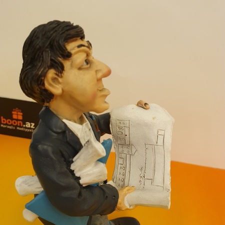 Фигурка - Забавная работа  «Архитектор» . Figure Funny work «Architect» .