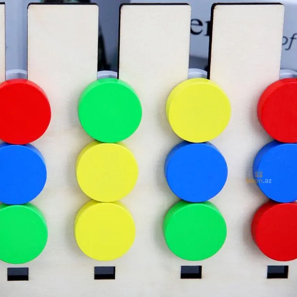 Двухсторонняя игра-головоломка "Цвета и фрукты"