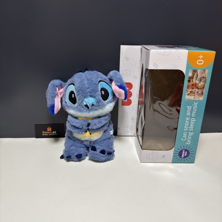 Мягкая плюшевая игрушка пушистик Стич "Лило и Стич" Stitch (голубой)