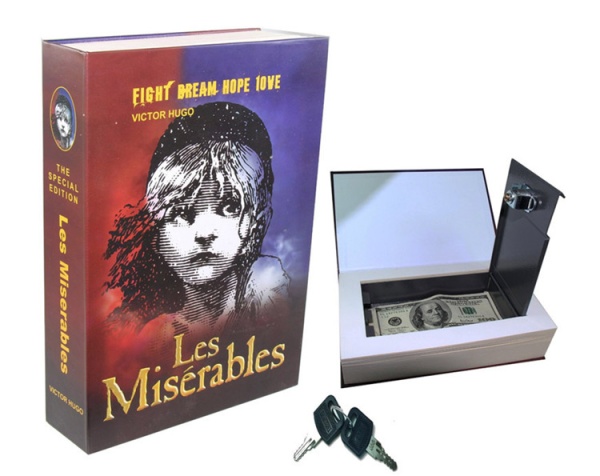 Книга сейф c ключами "Les Miserables"