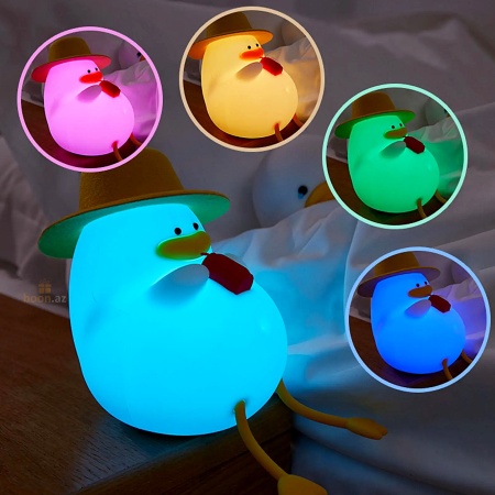 Силиконовый ночник "Утка на отдыхе"