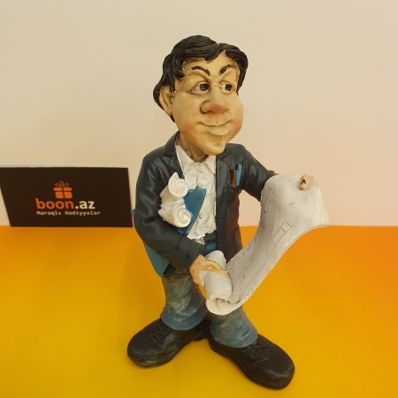 Фигурка - Забавная работа  «Архитектор» . Figure Funny work «Architect» .