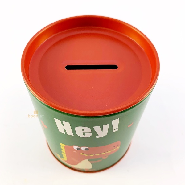 Металическая копилка "Динозаврик"