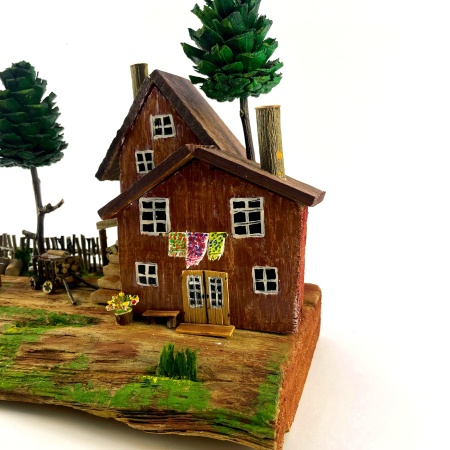 Ручная работа "Домик в лесу"