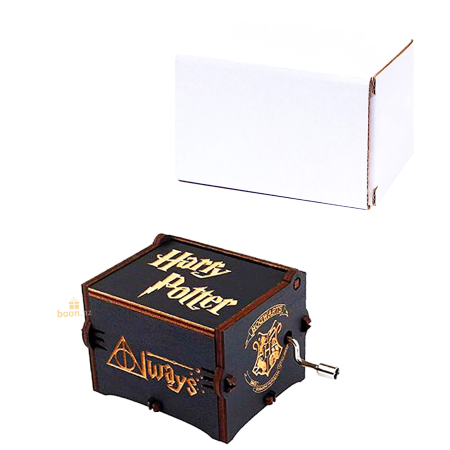 Музыкальная шкатулка "Гарри Поттер" Harry Potter black wood