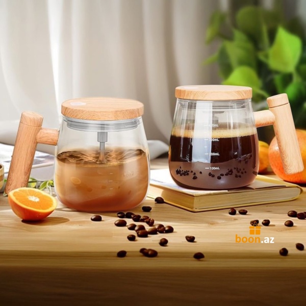 Стеклянная кружка миксер 400 мл