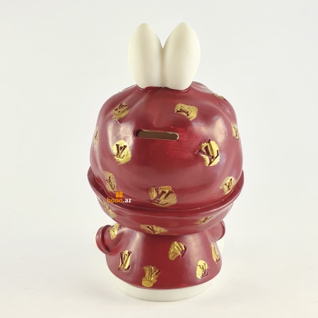 Пластиковая копилка "Зайка"