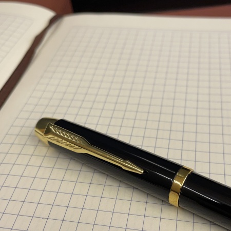 Подарочные ручки №007 black gold double лепесток 9