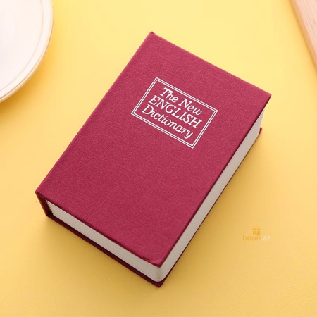 Книга Сейф English Dictionary red