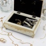 Музыкальная шкатулка с фоторамкой для украшений «Jewelry Box» (белая)