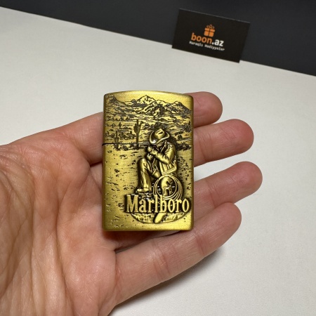 Газовая зажигалка в ретро стиле Marlbro